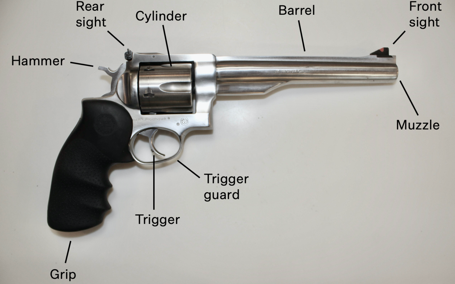 a .41- caliber magnum revolver